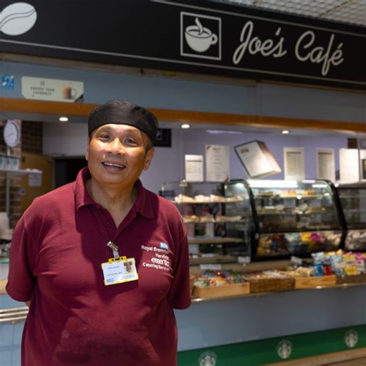 A popular spot at Royal Brompton Hospital has a new name - and a very special story behind it. The hospital coffee shop has been renamed in honour of its long‑serving manager, Jose ‘Joe’ Paculan, who has dedicated more than 30 years to creating a welcoming, spotless and friendly space for patients, staff and visitors. Catering services manager, Nuno Matias, said: “Joe’s Café represents more than coffee. It represents people who care, who go the extra mile, and who make a real difference. Renamin
