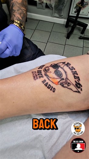 Went to cheer on our friend Black Belt Judy while she got her KSHE tattoo at Steel & Ink, and the whole place was buzzing. The second Anvil Jeff laid eyes on her fresh ink, he got hit with a bolt of rock-n-roll inspiration...look what he did 🤘🐷🤘 Huge thanks to Shaun, Alina, and the entire crew at Steel & Ink. Seriously, these folks are artists. Cool shop, great people, and they’ve got KSHE on the radio the whole time so the vibe is exactly right while they work their magic. #KSHE #SteelAndInk