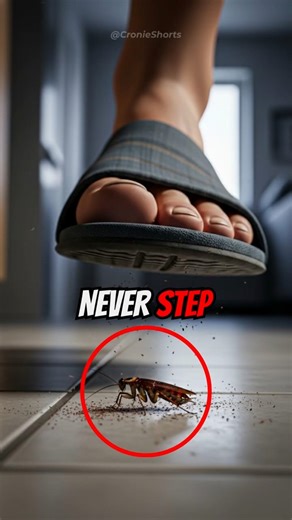 Never Step A Cockroach 😨