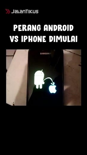 PERANG ANDROID VS IPHONE