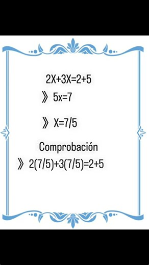 Como resolver una ecuacion lineal muy facil #matematicas #maths #algebraicamente