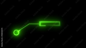 Simple call out animation. Used in media, communication, communication and more. 4k animation video.