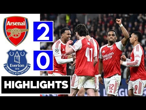 Arsenal vs Everton 2-0 All Goals Extended Highlights | premier league