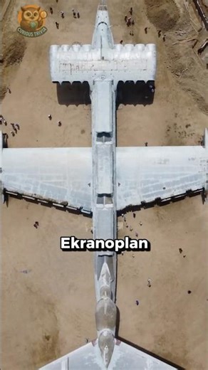 Why Russia Built a Plane That Can't Fly High ✈️🚢 Meet the Lun Class Ekranoplan!!