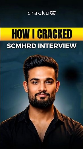 How I Cracked SCMHRD Interview 🚀 #cracku