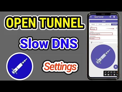 How create a slow DNS server and Setup Open Tunnel VPN Slow DNS settings for Secure Browsing