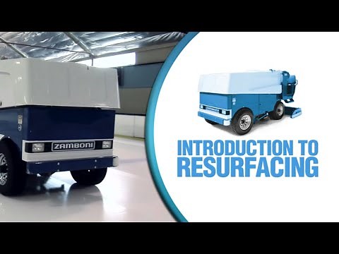 Zamboni Ice Resurfacer Operation Video