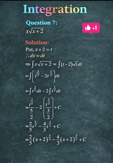 Integration Class 12th #maths #shortsfeed