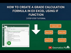 How to Create a Grade Calculation Formula in Excel Using IF Function.