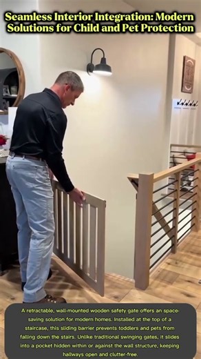 Enhancing Home Safety and Spatial Productivity with Sliding Stair Barriers