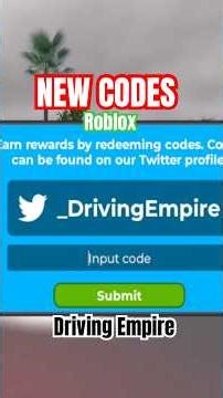 New Driving Empire Codes