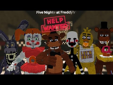 FNaF HELP WANTED ADDON FOR MINECRAFT PE/BEDROCK | ADDON BY @AdamTaylor Gaming