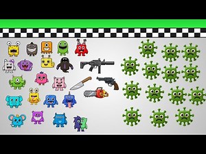 The Most Intense 50 Banban & Roblox Cube Battle | Square Race Arena Simulation