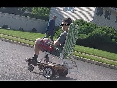 how to make a hoverboard segway gokart thing with a chair. home made. hover chair?
