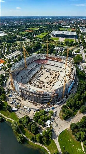 What If Bayern Munich Never Left the Olympiastadion? The Impossible Rebuild 🔴⚪ #FCBayern #Shorts