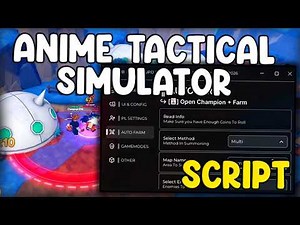 [🍀NEW] Anime Tactical Simulator BEST Script Auto Farm, Auto Place & Upgrade - Roblox 2026