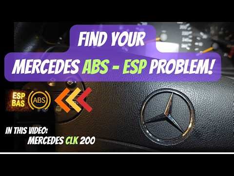 ABS, BAS, and ESP Warning Lights On Mercedes? Here's What's Wrong 👀