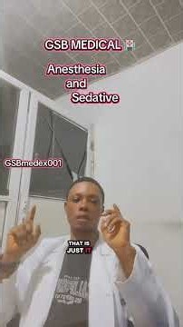 🩺 ANESTHESIA vs SEDATION: THEY ARE NOT THE SAME! 😴💉