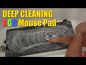 How To Deep Clean RGB Desk Mouse Pad