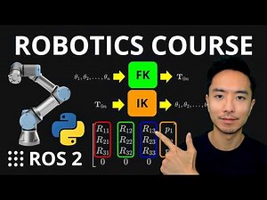 Robotics Course: Kinematics & Dynamics (Theory to Simulation in ROS 2 Python with UR Robot)