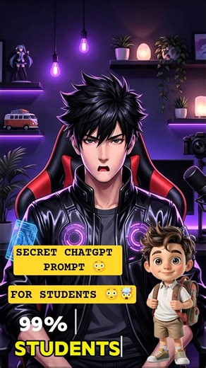 Secret ChatGPT Prompt for Students 😳 | 10 Sec Me Homework Ready! #shorts #chatgpt