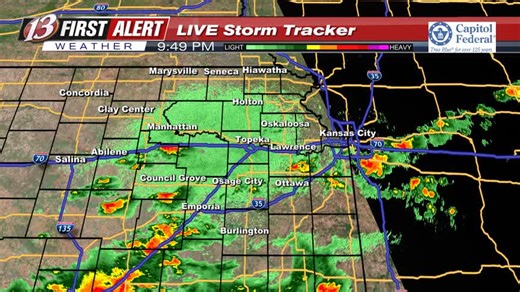 Live Stream of severe storm coverage at www.wibw.com/livestream2 Severe Storm Watch south of I-70 until 3AM and Flood Watch until 7AM. | WIBW Jeremy Goodwin
