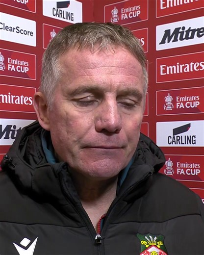 “We said before the game that it’s an opportunity to our own bit of FA Cup history” Phil Parkinson reflects on his Wrexham side reaching the FA Cup Fifth Round for the first time since 1997 👏 | TNT Sports Football