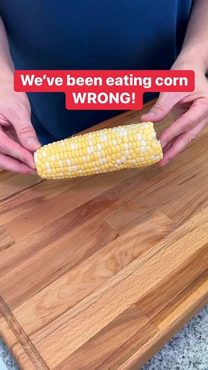 A great tip for eating corn on the cob. | The Gooch
