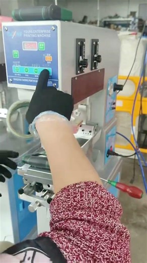 Single Color Pad Printing Machine for Hand Tools #printingmachine #padprinter