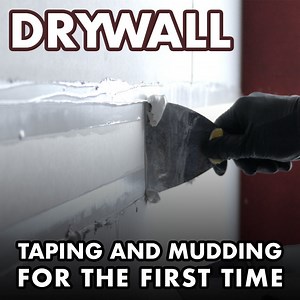 Want to see the difference between a professional and me? I had a friend help out who has incredble taping and mudding technique. Let me know where you fall on the drywall spectrum. | Crafted Workshop