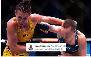 "Rose sold it like RVD" - Fans hilariously point out WWE-like sequence in Amanda Ribas vs. Rose Namajunas fight