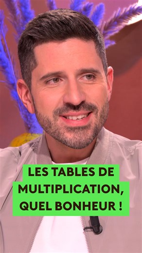 7x7 ? 8x9 ? Vous vous souvenez de ce terrible apprentissage que sont les tables de multiplication ? Thibaut Giangrande est dans la période où il doit à son tour les apprendre à ses filles et ce n’est pas sans difficulté ! 📲Extrait de l’émission du 8 janvier « Les tables de multiplication, quel bonheur ! » disponible en intégralité sur France.Tv, lien dans la bio ! | La maison des maternelles