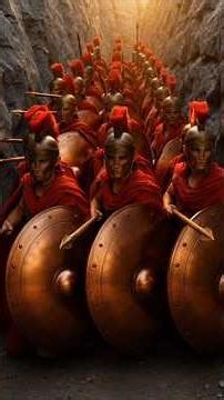300 Spartans vs 300,000 — The Real Story of Thermopylae #shorts