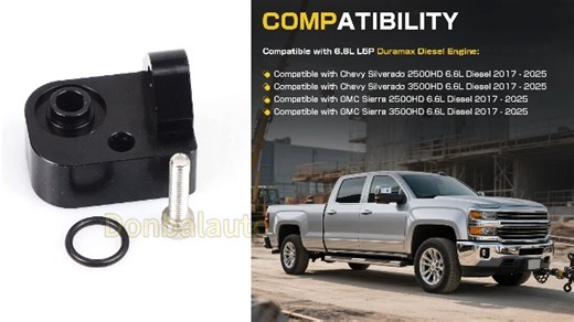 Watch MAP Sensor Spacer Kit Compatible with Duramax 6.6 2017-2025 on Amazon Live