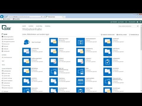 Eine SharePoint-Teamsite erstellen