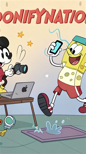 “Cartoon Characters vs Technology 📱🤯😂”#ToonifyNation #FunnyCartoon #CartoonComedy #CartoonTech