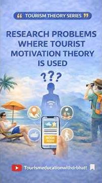 Tourist Motivation Theory Research #tourismeducation #ugcnettourism #phdtourism #motivationtheory