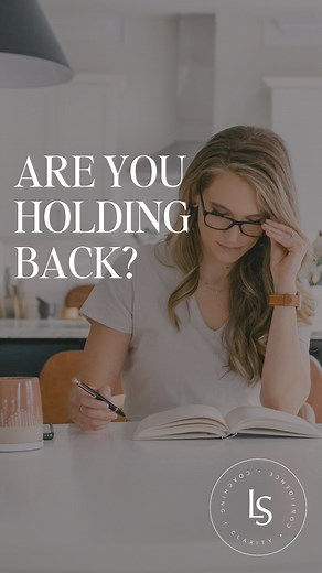 Are you struggling to get people interested in your paid offers? It might be because you’re holding yourself back.⁠ ⁠ Maybe you’re literally holding back from talking about your program because you don’t have the capacity to help more people right now or you need a break from the grind. You don’t have to be selling ALL the time, but you need to consider if you’re promoting your offers effectively and frequently enough to attract buyers.⁠ ⁠ But sometimes it’s not just literal holding back, it cou