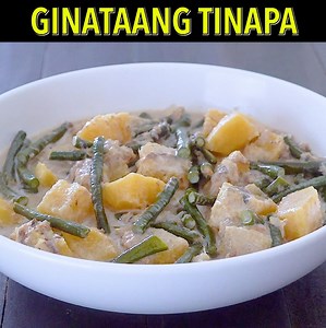 Ginataang Tinapa with Acorn Squash and Sitaw https://panlasangpinoy.com/ | Panlasang Pinoy