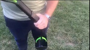 Tezam Pet Pooper Scooper,Handle Foldable Poop Scoop Shovel,Portable Dog Poop Container for Large & Small Dogs Waste Pick Up (Blue+Black)