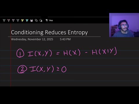 Proving that Conditioning Reduces Entropy