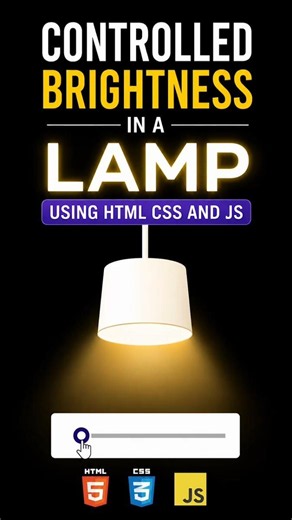 Can you build this lamp in HTML & CSS? #webdevelopment #css #shorts