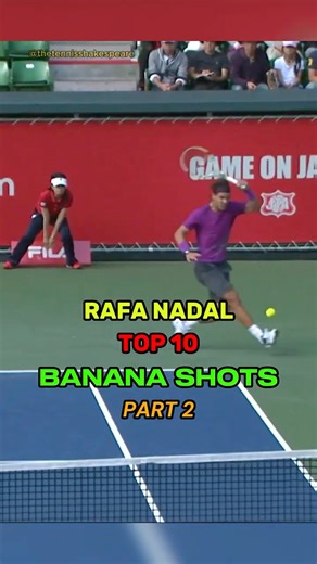Top 10 BANANA SHOTS from Rafa Nadal 🍌🎾 | Part 2