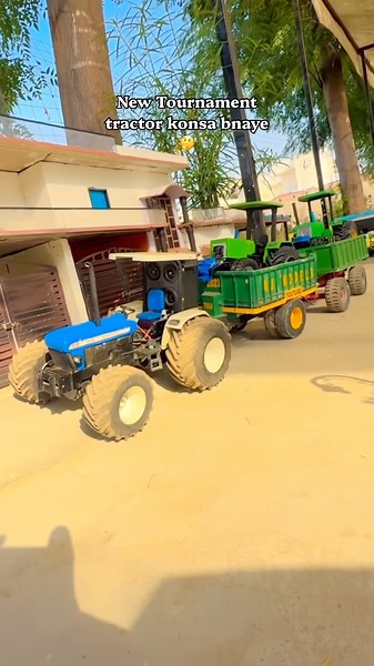New Holland loading Indo Farm in trolley 🔥2 tractors pulled by one 😱