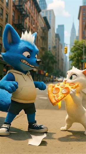 BlueFox in NY 🍕 A slice of chaos!