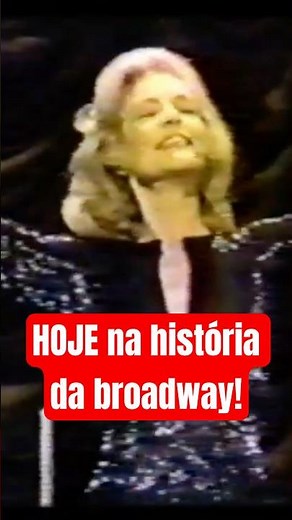 HOJE na história da broadway! Estréia de Applause! #teatromusical #musica