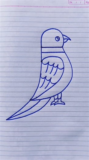 Jeet patel on Instagram: "Parrot 🦜 Drawing Easy 👌 . . . #drawing #draw #artist #artwork #painting #instagram #india #love #trending #viral"