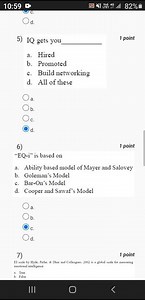 Nptel Emotional intelligence week 3 assignment 3 #nptel #swayam #emotional #intelligence #ei