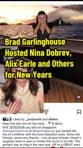 Alix Earle and Nina Dobrev Celebrate New Year's in St. Barths