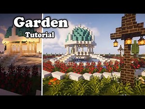 How to build a garden in minecraft tutorial